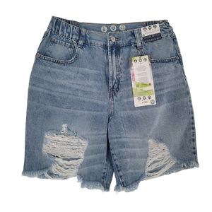 Rewash Shorts Junior Womens 11/30 Vintage Revival Super High Rise 90s Boyfriend